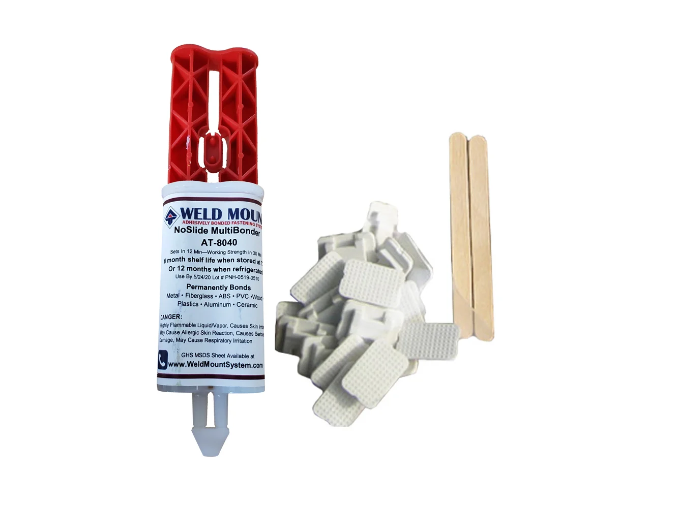 Weld Mount Retail Wire Tie Kit w/AT-8040 Adhesive