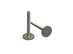 Weld Mount 1.25" Tall Stainless Panel Stud w/0.62" Base & #8 x 32 Thread - Qty. 15