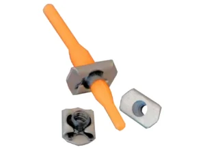 Weld Mount Stainless Nut Plate w/#10 x 24 Threads - Qty. 10