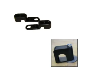 Weld Mount Single Poly Clamp f/1/4" x 20 Studs - 1/4" OD - Requires 0.75" Stud - Qty. 25