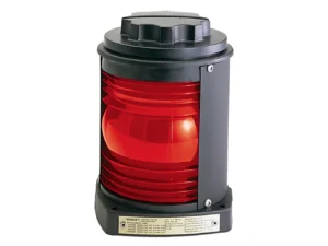 Perko Side Light - Black Plastic, Red Lens
