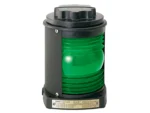 Perko Side Light - Black Plastic, Green Lens