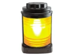 Perko Towing Light - Black Plastic, Yellow Lens
