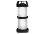 Perko Double Lens Navigation Light - Masthead Light - Black Plastic, White Lens