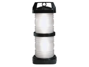 Perko Double Lens Navigation Light - Masthead Light - Black Plastic, White Lens