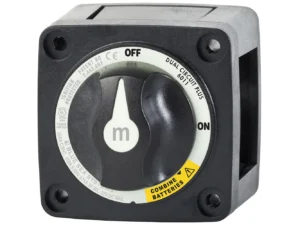 Blue Sea 6011200 m-Series Battery Switch Dual Circuit Plus - Black