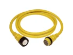 Marinco 50Amp 125/250V Shore Power Cable - 25' - Yellow