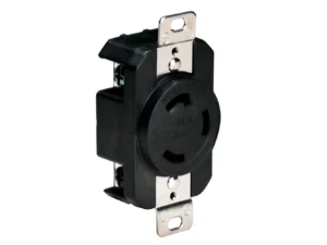 Marinco 305CRRB 125V 30Amp Locking Receptacle - Black