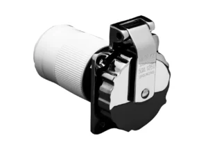 Marinco 6371EL-B 50Amp/125V Stainless Steel Inlet