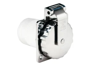 Marinco 6373EL-B 50Amp 125/250V Stainless Steel Inlet