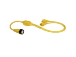 Marinco RY504-2-30 50A Female to 2-30A Male Reverse "Y" Cable