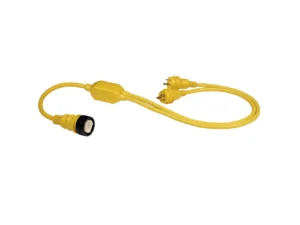 Marinco RY504-2-30 50A Female to 2-30A Male Reverse "Y" Cable