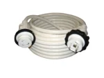 Marinco 30A 125V Molded Standard Cordset - White - 50'
