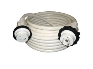 Marinco 30A 125V Molded Standard Cordset - White - 50'