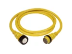 Marinco 50A 125V Shore Power Cable - 50' - Yellow