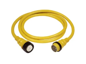 Marinco 50A 125V Shore Power Cable - 50' - Yellow
