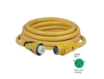 Marinco CS503-25 EEL 50A 125V Shore Power Cordset - 25' - Yellow