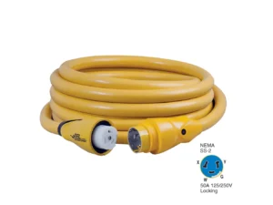 Marinco CS504-25 EEL 50A 125V/250V Shore Power Cordset - 25' - Yellow