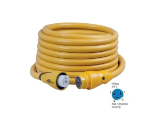 Marinco CS504-50 EEL 50A 125V/250V Shore Power Cordset - 50' - Yellow