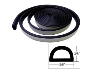 TACO Weather Seal - 10'L x ⅜"H x ⅝"W - Black