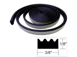 TACO Weather Seal - 10'L x ⅛"H x ⅜"W - Black