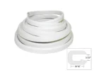 TACO Flexible Vinyl Trim - 5/32" Opening x 9/16"W x 25'L - White