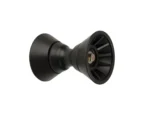 C.E. Smith 4" Bow Bell Roller Assembly - Black TPR