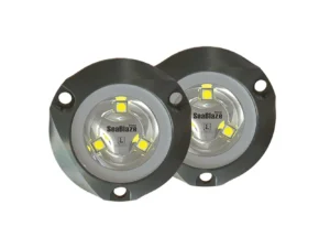 Lumitec SeaBlaze Mini Underwater Light - Pair - Brushed Finish - White Non-Dimming