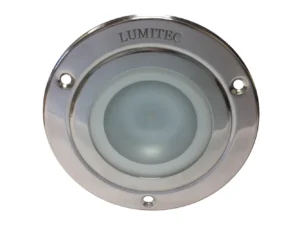 Lumitec Shadow - Flush Mount Down Light - Polished SS Finish - White Non-Dimming