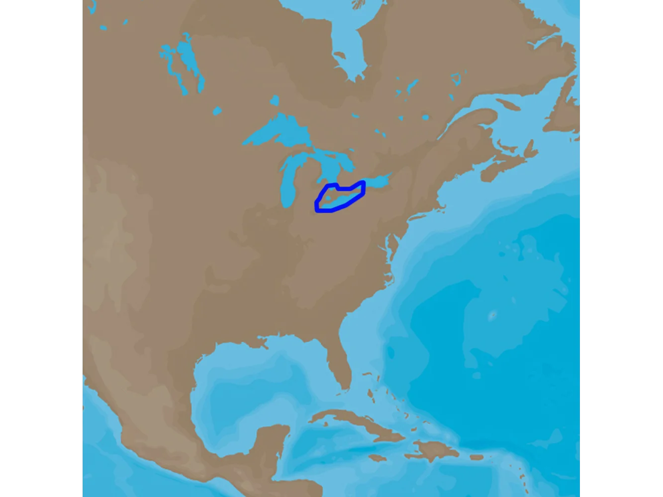 C-MAP 4D NA-D933 Lake Erie and Lake St Clair