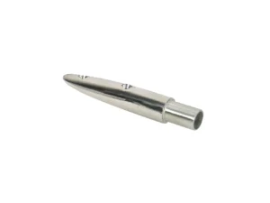 Whitecap 5-1/2° Rail End (End-Out) - 316 Stainless Steel - 7/8" Tube O.D.