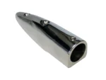 Whitecap 5-1/2° Rail End (End-In) - 316 Stainless Steel - 7/8" Tube O.D.