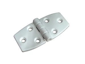 Whitecap Door Hinge - White Nylon - 1-1/2" x 3"