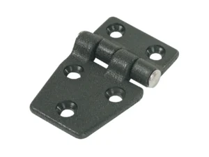 Whitecap Shortside Door Hinge - Black Nylon - 1-3/8" x 2-1/4"