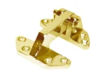 Whitecap Standard Hatch Hinge - Polished Brass - 2-5/8" x 3-1/8"