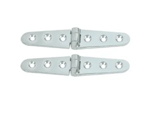 Whitecap Strap Hinge - CP/Brass - 6" x 1-1/8" - Pair