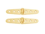 Whitecap Strap Hinge - Polished Brass - 6" x 1-1/8" - Pair