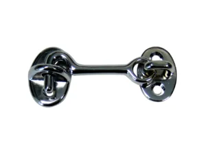 Whitecap Cabin Door Hook - CP/Brass - 2"