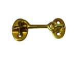 Whitecap Cabin Door Hook - Polished Brass - 2"