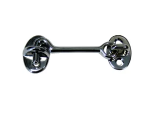 Whitecap Cabin Door Hook - CP/Brass - 3"