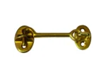 Whitecap Cabin Door Hook - Polished Brass - 3"