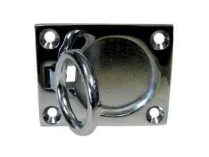 Whitecap Flush Pull Ring - CP/Brass - 2" x 2-1/2"