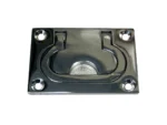 Whitecap Flush Pull Ring - CP/Brass - 3" x 2"
