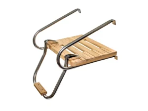 Whitecap Teak Swim Platform w/Ladder f/Inboard/Outboard Motors