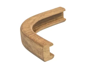 Whitecap Teak Track Outside Corner Molding - 1/2"
