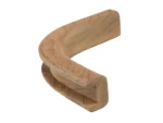 Whitecap Teak Track Inside Corner Molding - 1/2"