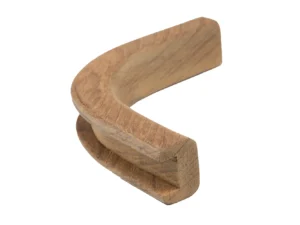 Whitecap Teak Track Inside Corner Molding - 1/2"