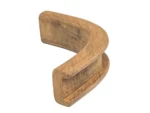 Whitecap Teak Track Inside Corner Molding - 3/4"