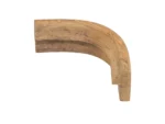 Whitecap Teak Rail Outside Corner Molding