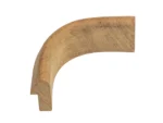Whitecap Teak Rail Inside Corner Molding